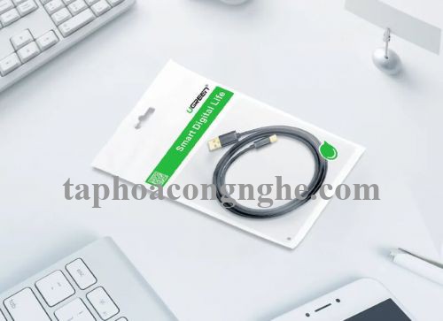 Ugreen 30162 3M màu đen Dây USB 2.0 sang Type-C truyền dữ liệu và sạc US141 30030162